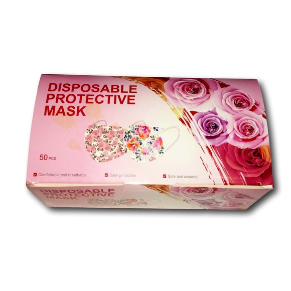 Accessories - 💐 FLORAL - Disposable Protective Masks (50) pcs.